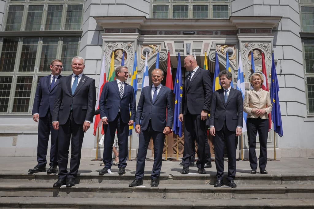 Participants to the Ukraine Recovery Conference (URC 2026) in Gdańsk, Poland.