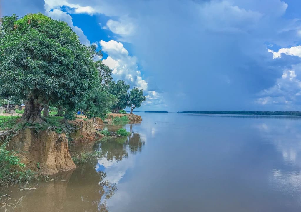 On the river in the Republic of the Congo. (Forest Service photo by Olivia Freeman)