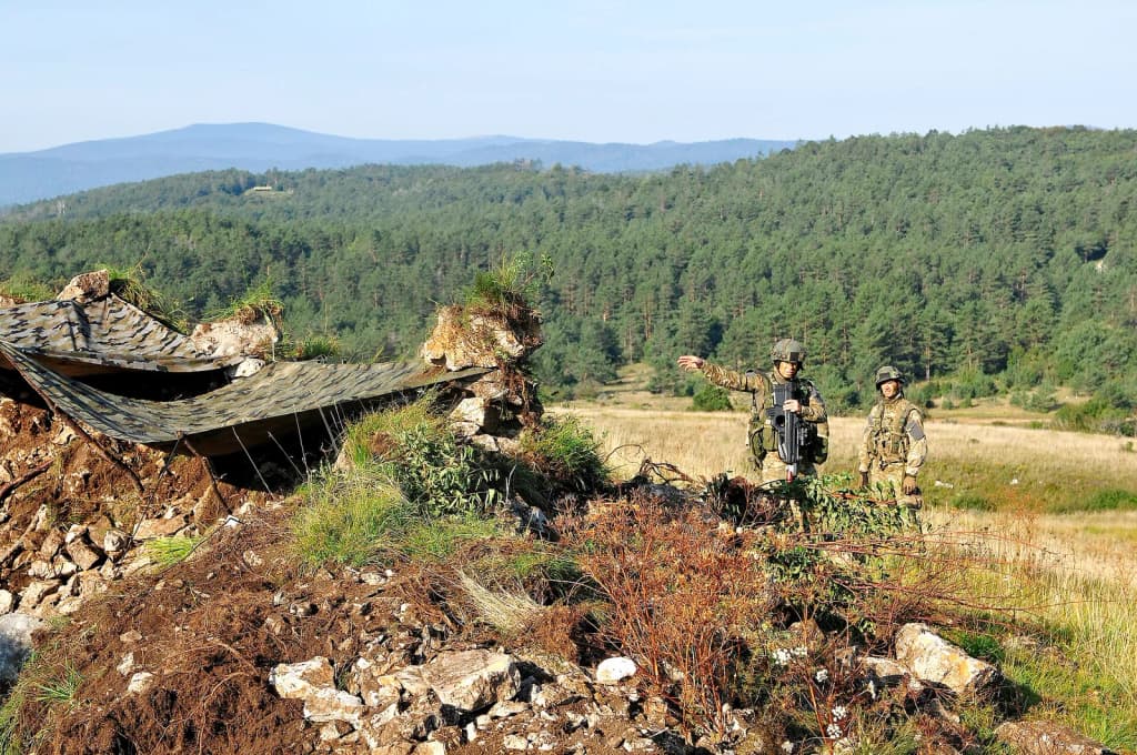 POSTOJNA, Slovenian - Slovenia was the host to Albanian and British Soldiers for situational training exercise drills as part of the multi-national exercise Imm