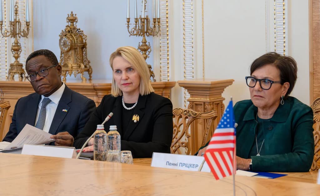 U.S. Special Representative for Ukraine's Economic Recovery Penny Pritzker visited Kyiv, Ukraine, January 12, 2024