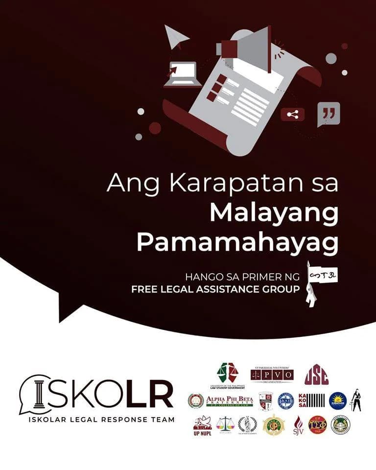 Human rights university student conference featuring different organizations at UP Diliman, Quezon City.