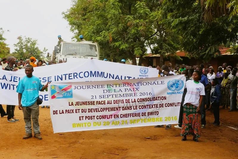 Kibirizi, North Kivu Province, DR Congo: The MONUSCO Civil Affairs Section supported the Provincial Support Cell for Pacification (CPAP) and the territorial aut