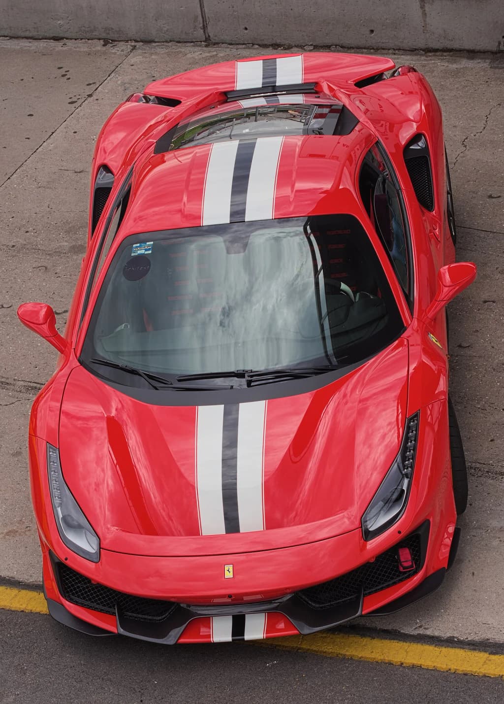 Ferrari 480, racing circuit Miguel E. Abed, Puebla, Mexico