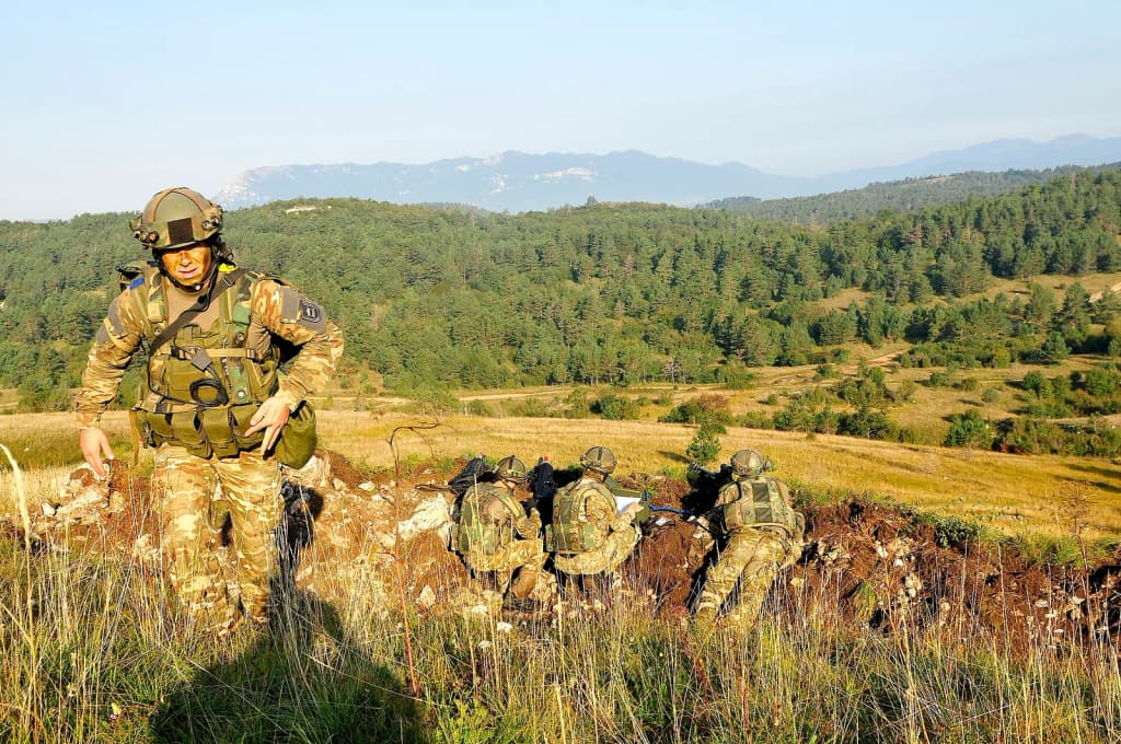 POSTOJNA, Slovenian - Slovenia was the host to Albanian and British Soldiers for situational training exercise drills as part of the multi-national exercise Imm