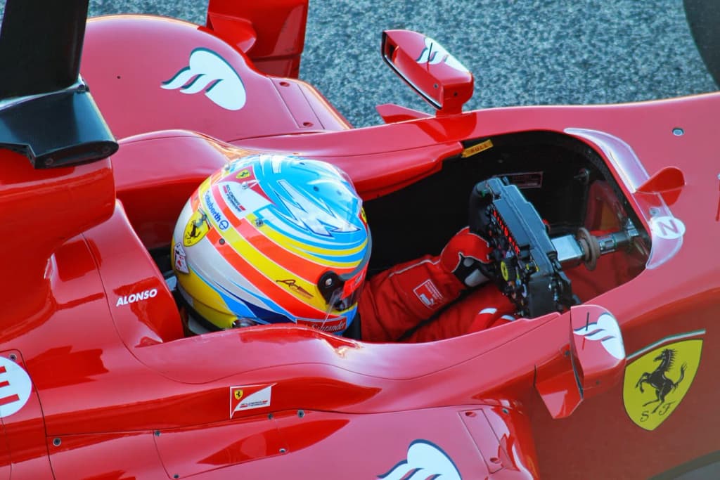 Fernando Alonso (ESP) Ferrari F150 close-up.Formula One Testing, Day 1, Valencia, Spain, Tuesday 1 February 2011.