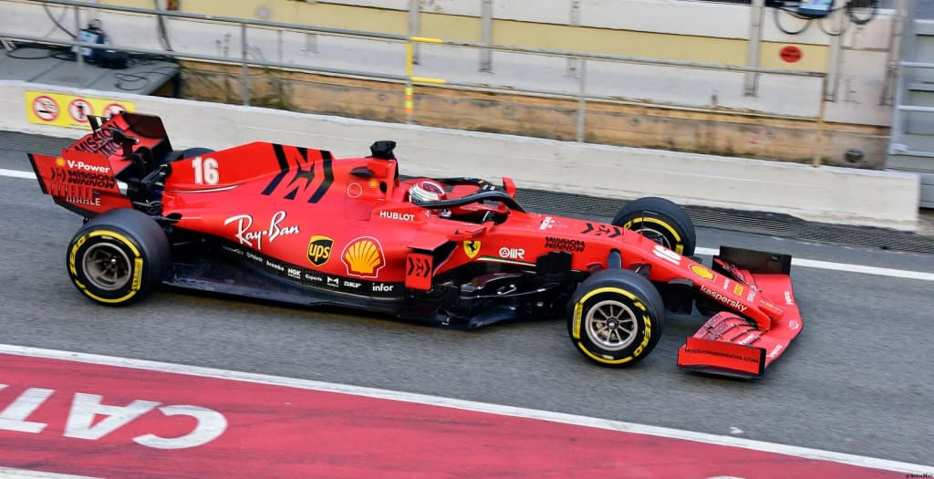 Formula 1 Pre-Season Testing 2020 / Circuit de Barcelona / Ferrari SF1000 / Charles Leclerc / MCO / Scuderia Ferrari Mission Winnow