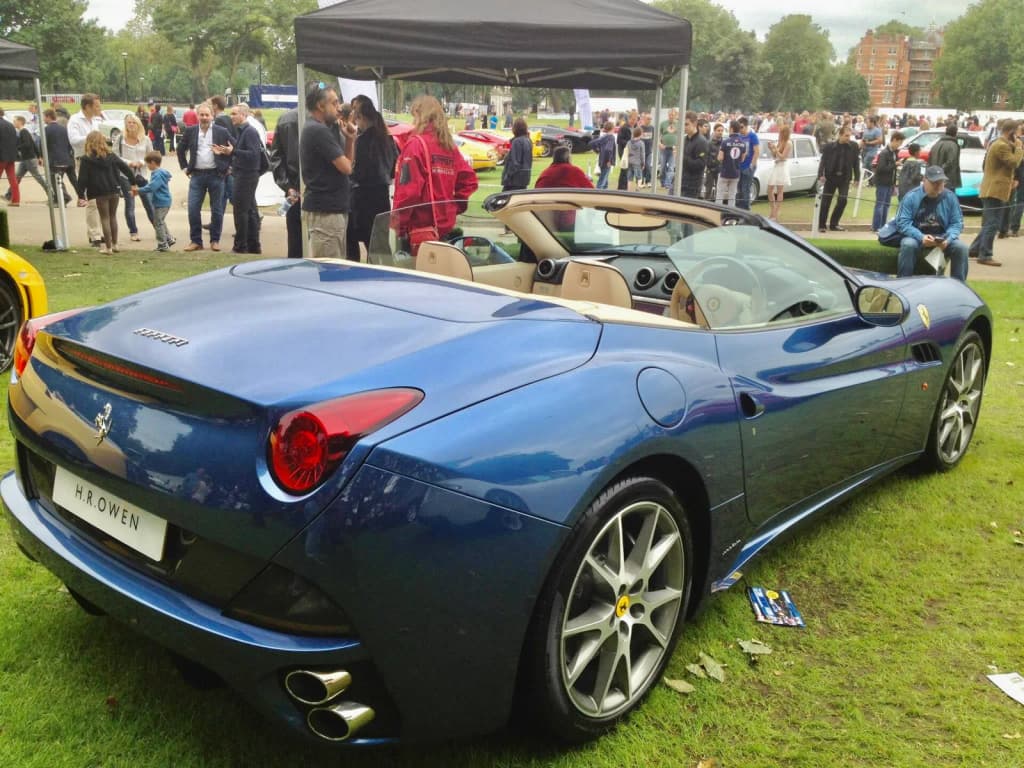 Ferrari California at Chelsea Auto Legends 2012