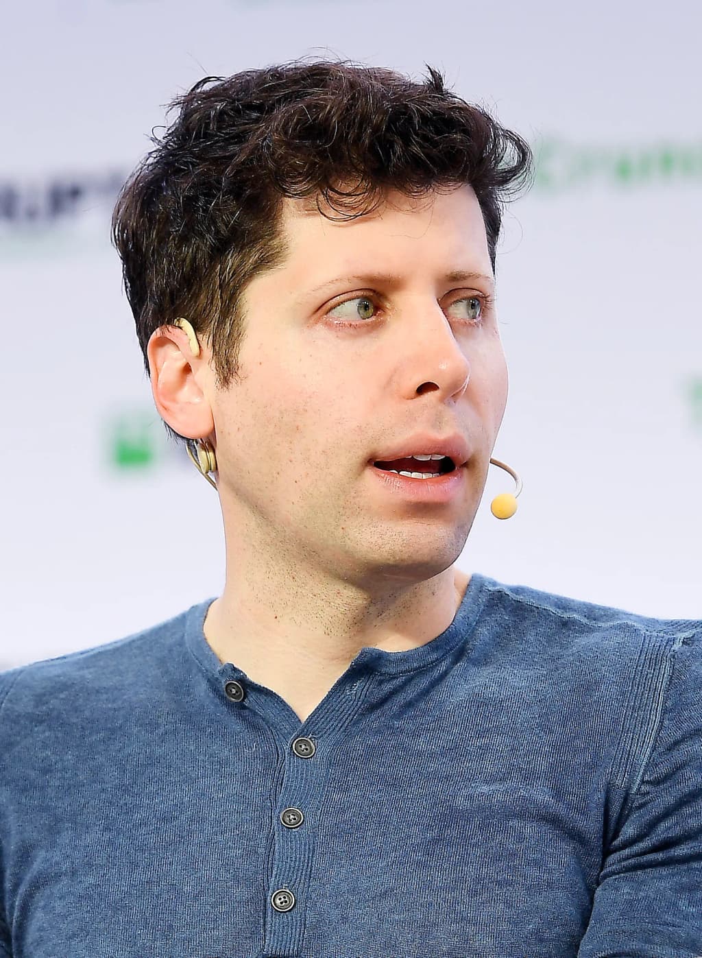 SAN FRANCISCO, CALIFORNIA - OCTOBER 03: OpenAI Co-Founder & CEO Sam Altman speaks onstage during TechCrunch Disrupt San Francisco 2019 at Moscone Convention Cen
