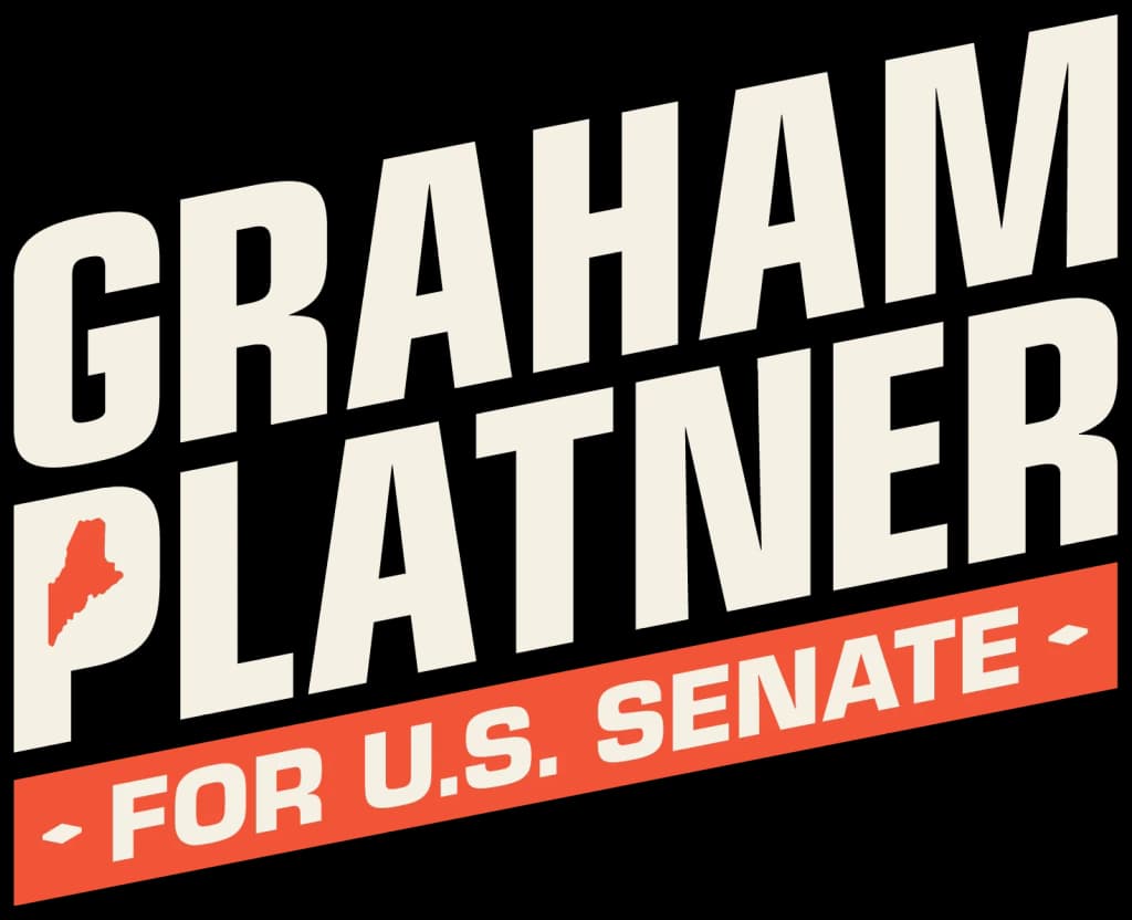 Alternate logo for Graham Platner's 2026 campaign for U.S. Senate in the state of Maine