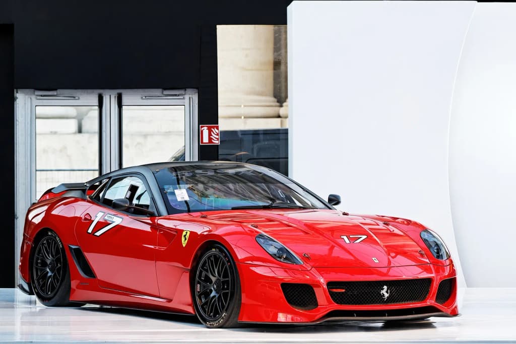 Une Ferrari 599XX de 2010.