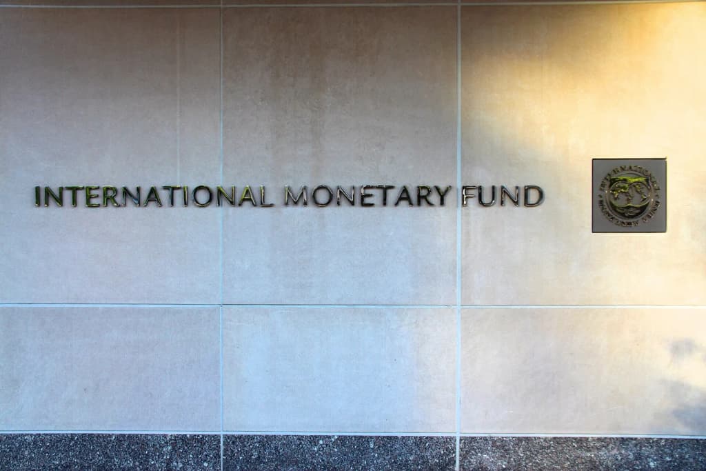 International Monetary Fund (IMF) headquarters in Washington D.C., USA.