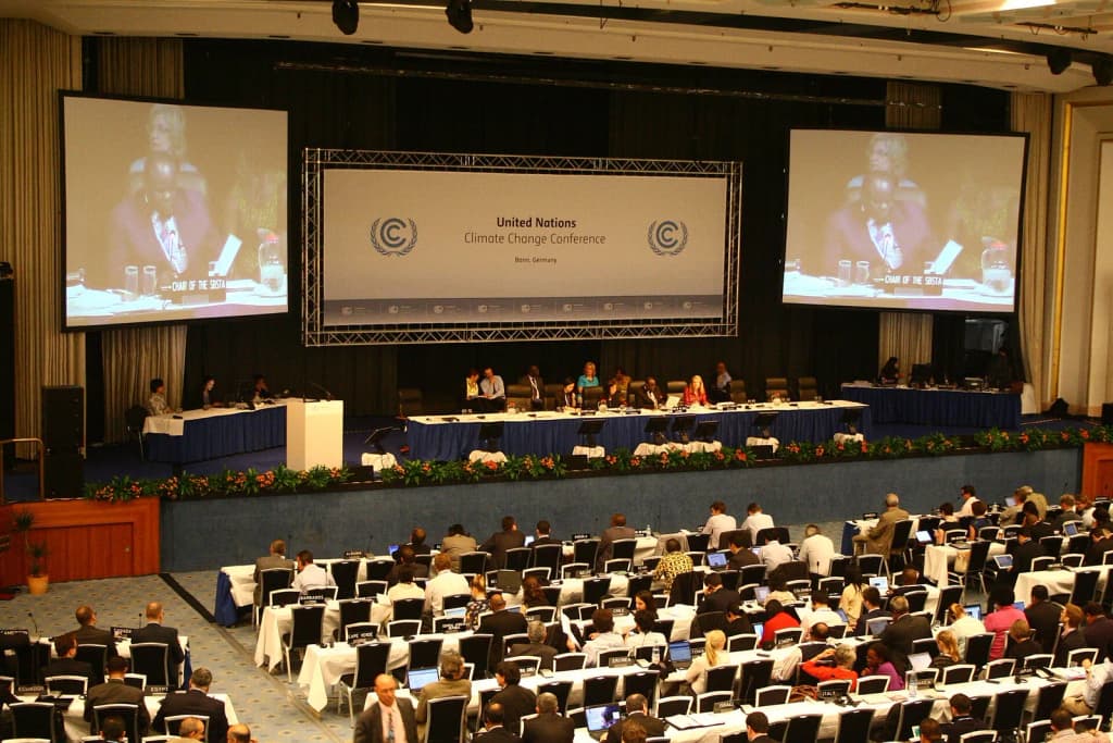 Plenary meeting during the May 2012 Bonn UN Climate Change Conference.