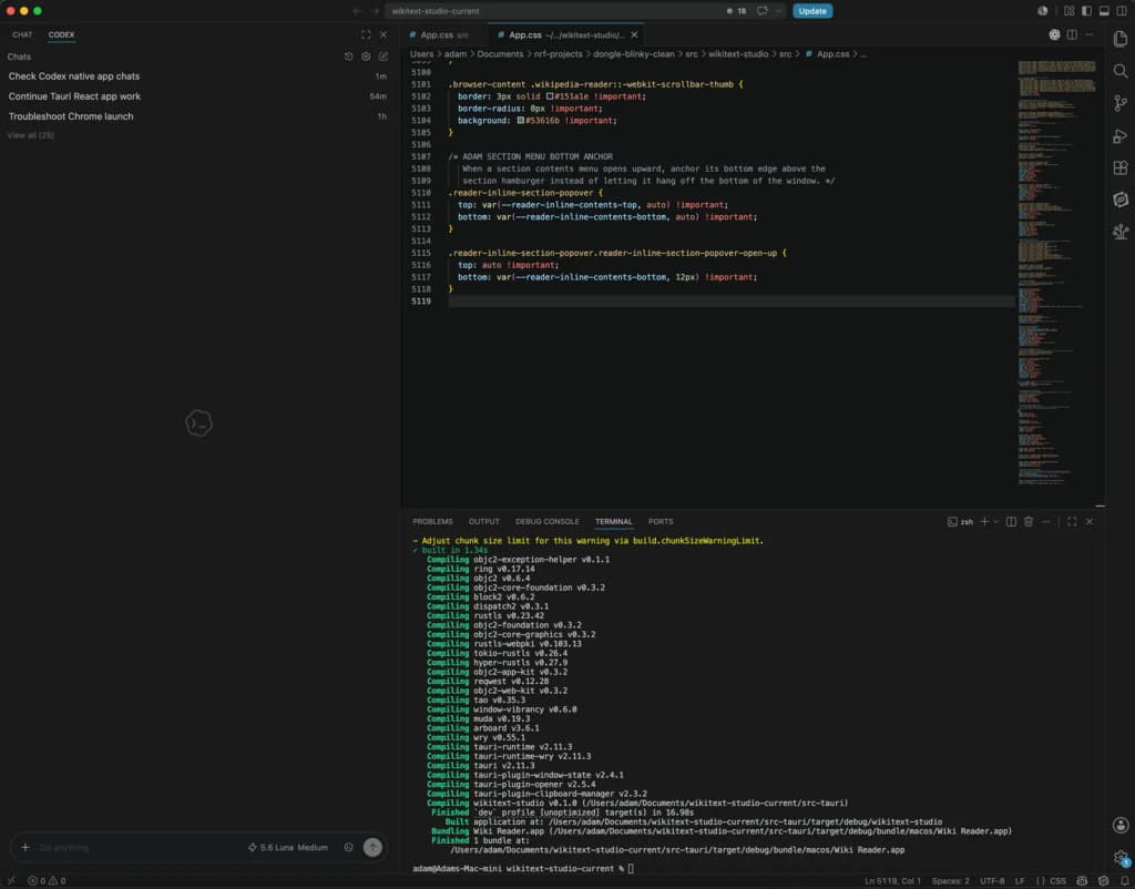 OpenAI Codex extention for VScode