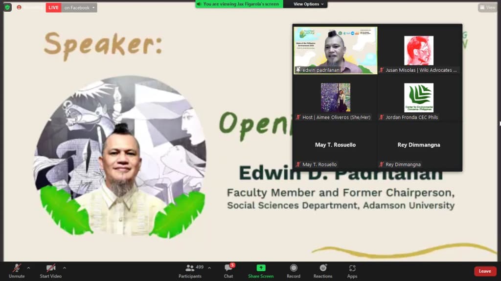 State of the Philippine Environment Talk