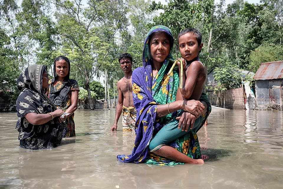 Vulnerability of people to climate change due to flooding