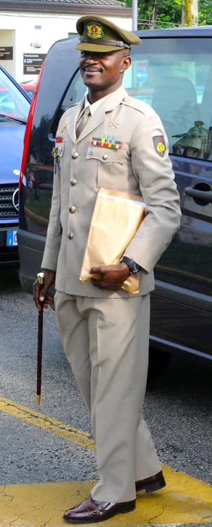Ghana Armed Forces: Forces Sergeant Major of the Ghana Armed Forces Chief Warrant Officer, Dickson Owusu.