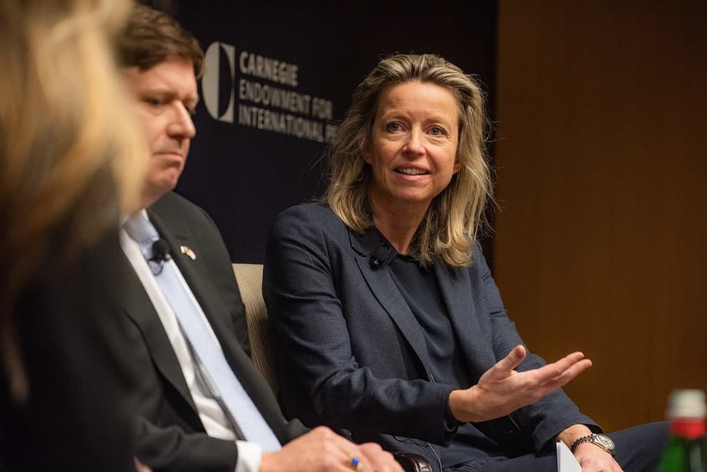 © Stephen Voss - Resilient Democracy in a Digital World - Minister Ollongren at Carnegie Endowment for International Peace, February 12, Washington D.C