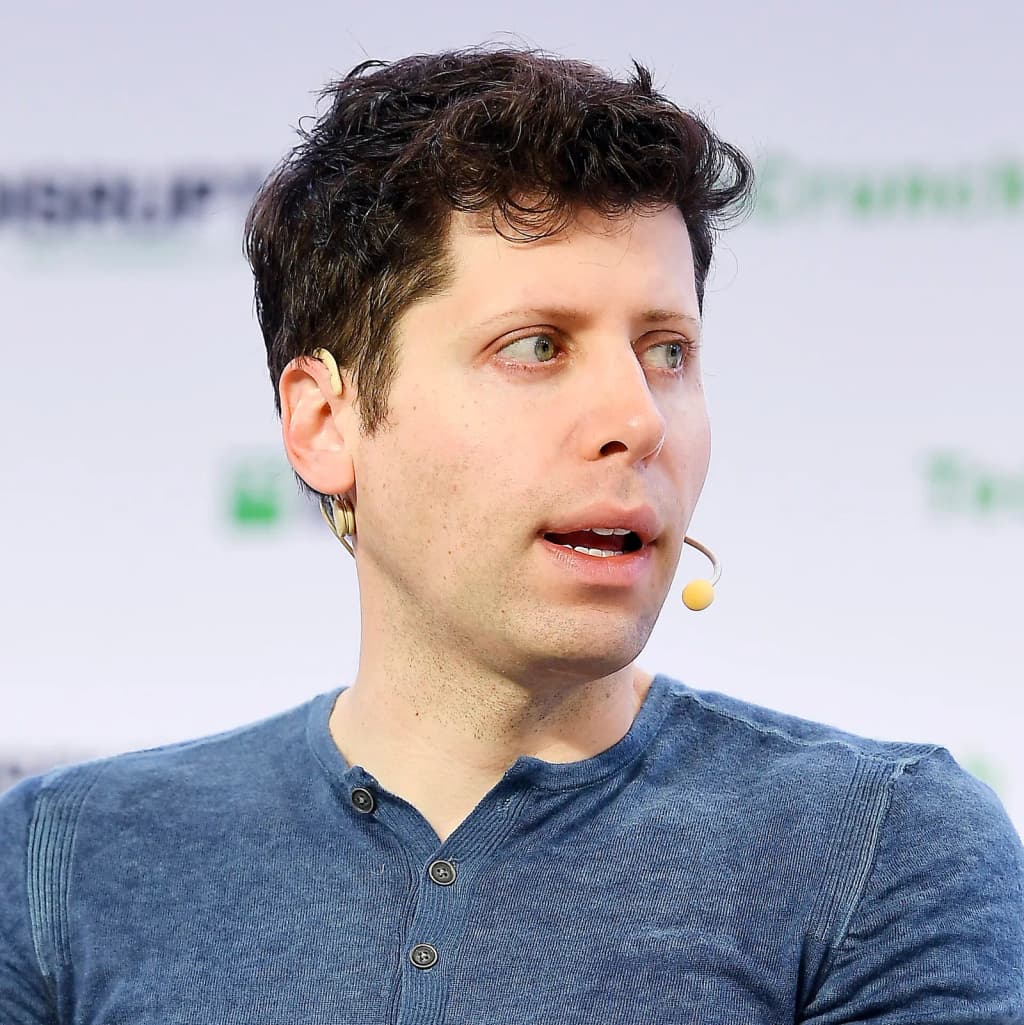 SAN FRANCISCO, CALIFORNIA - OCTOBER 03: OpenAI Co-Founder & CEO Sam Altman speaks onstage during TechCrunch Disrupt San Francisco 2019 at Moscone Convention Cen