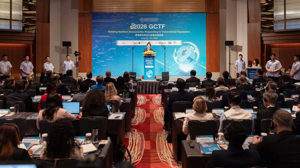 President Lai attends the opening ceremony of the Global Cooperation and Training Framework (GCTF) Workshop on Building Resilient Democracies: Responding to Tra