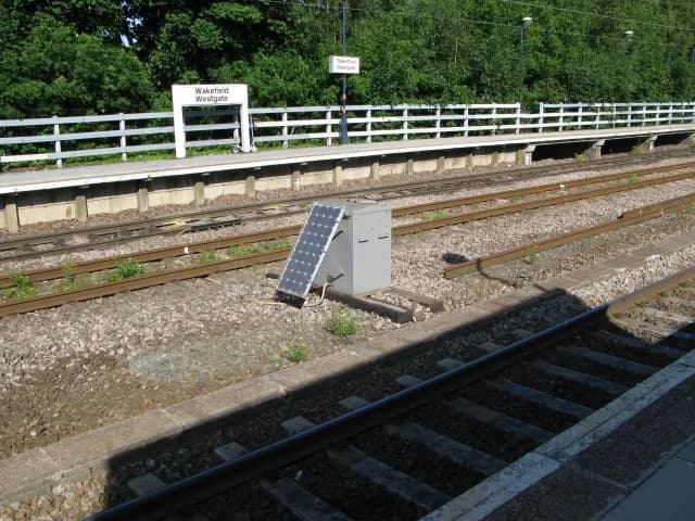 Wakefield Westgate Station - Solar Power Installation By Portec Rail Products (UK) Ltd