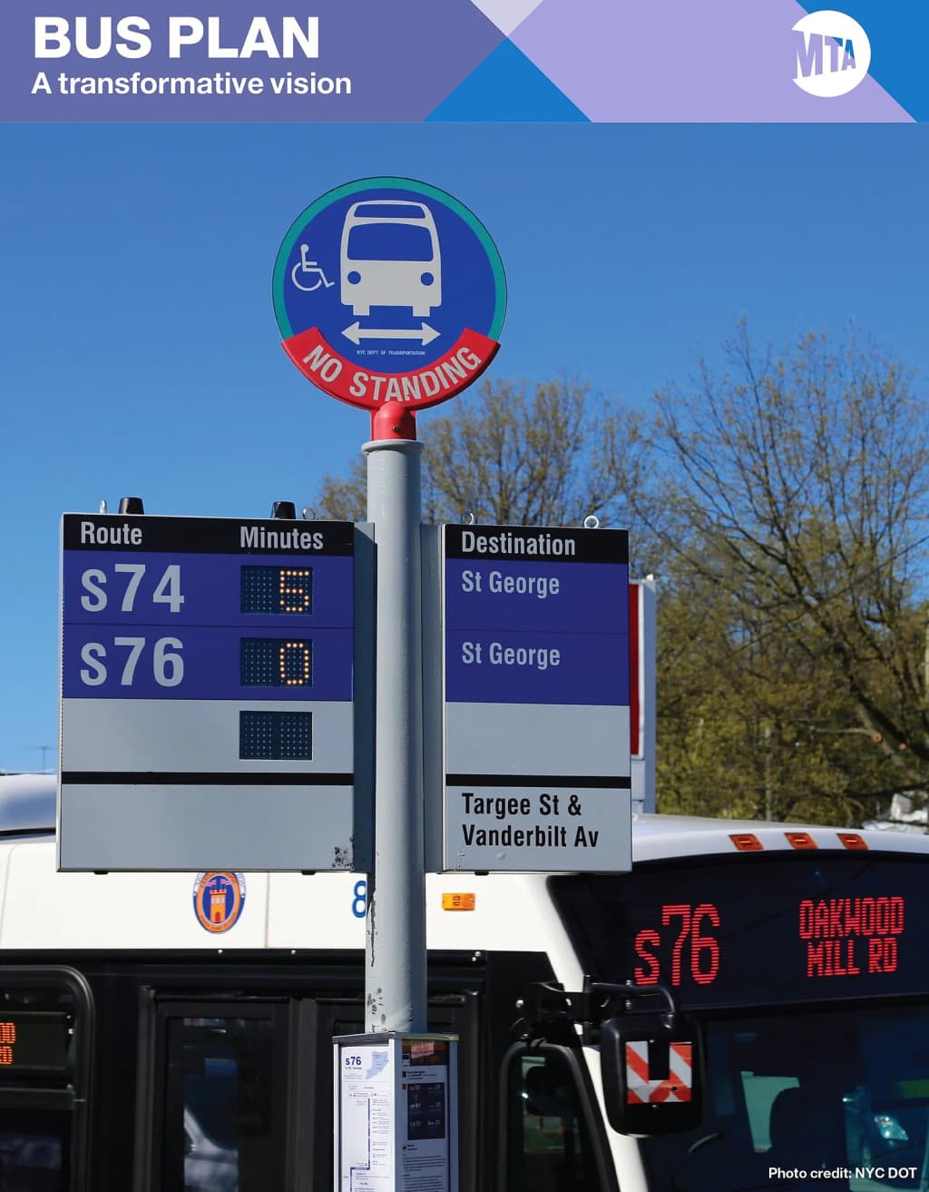 MTA New York City Transit unveiled a comprehensive plan to reimagine New York’s entire public bus system and deliver world-class service with immediate and long