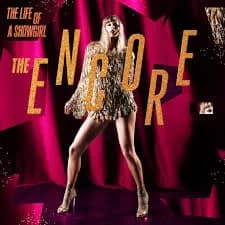 The deluxe album cover of Taylor Swift's twelfth studio album "The Life of a Showgirl".