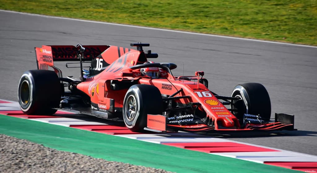 2019 Formula One Test Days / Circuit de Barcelona / Ferrari SF90 / Charles Leclerc / Scuderia Ferrari Mission Winnow