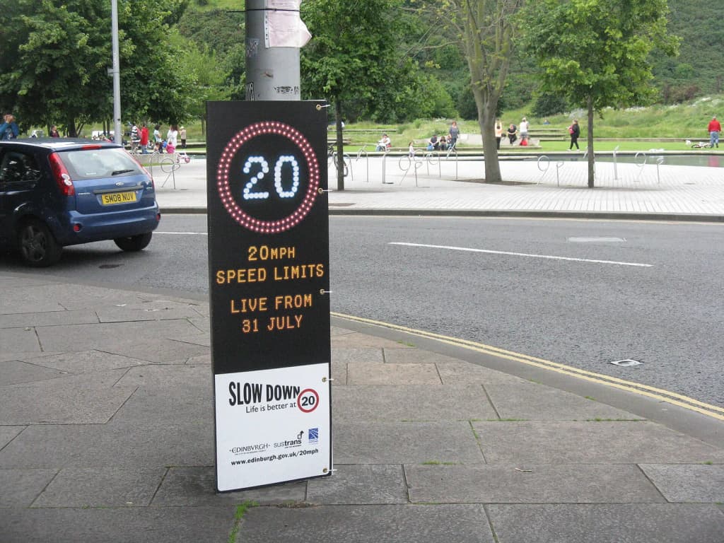Edinburgh is slowing down