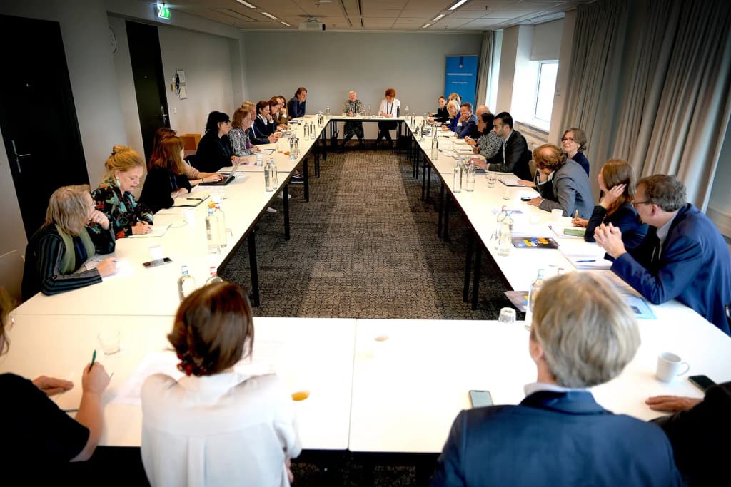 Nederland, Den Haag, 20221019 Ukraine Reconstruction and Recovery Conference Op 19 oktober 2022 organiseert het ministerie van Buitenlandse Zaken in Den Haag ee