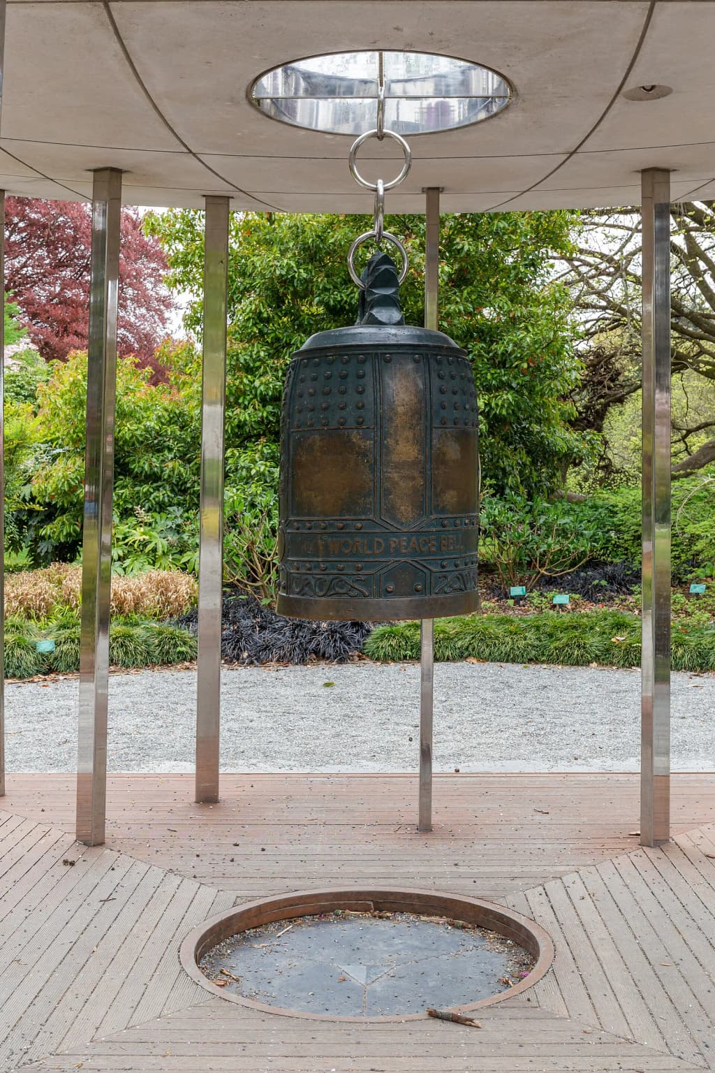 World Peace Bell, Christchurch Botanic Gardens, Canterbury, New Zealand