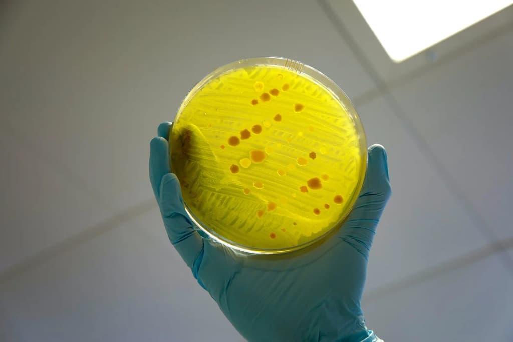 A variety of different bacteria - testing for antimicrobial resistance