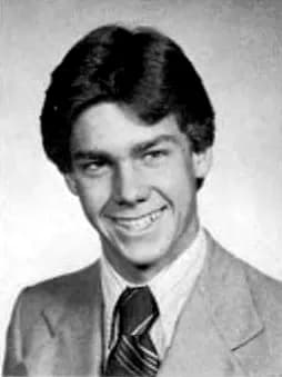 Hansen as a high school senior