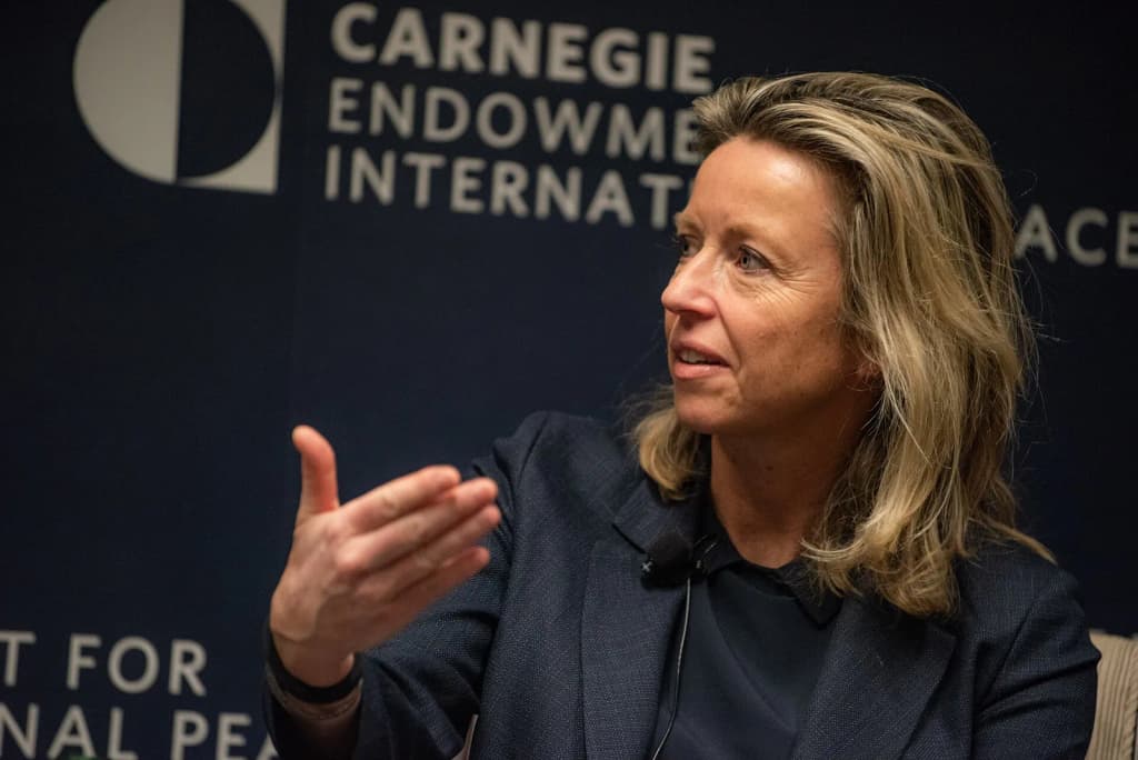 Minister Ollongren - Carnegie, Washington DC (c) Stephen Voss - Resilient Democracy in a Digital World - Minister Ollongren at Carnegie Endowment for Internatio