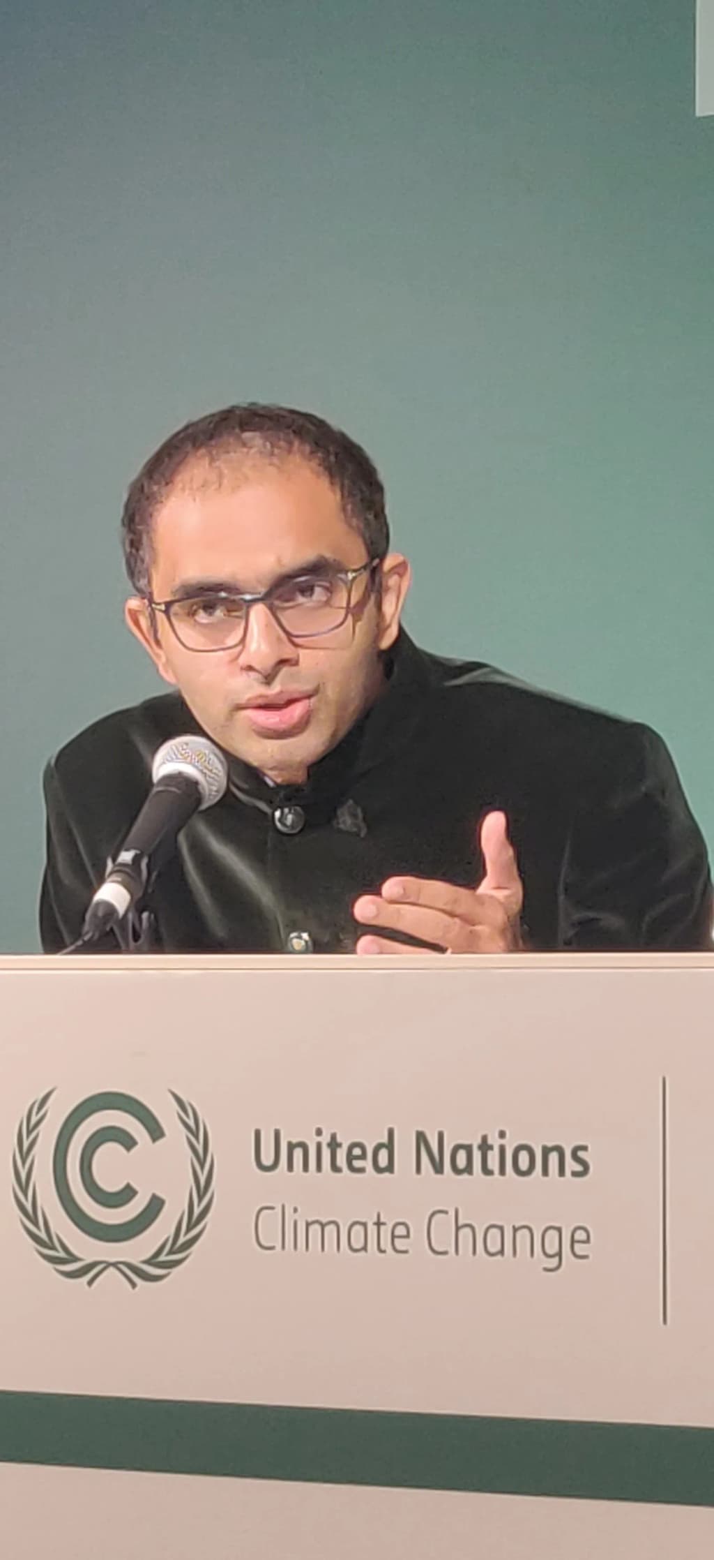 COP28 & Dr Edmond Fernandes, Founder, CHD Group articulating the health and climate agenda
