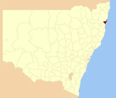 Location of the LGA in New South Wales