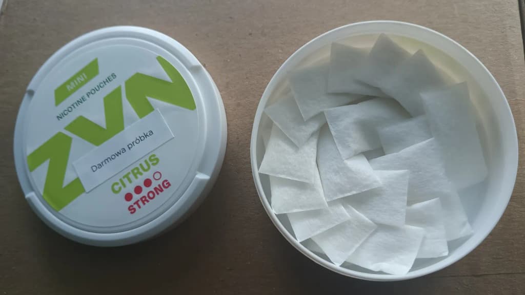Snus. Nicotine pouches do not contain tobacco.